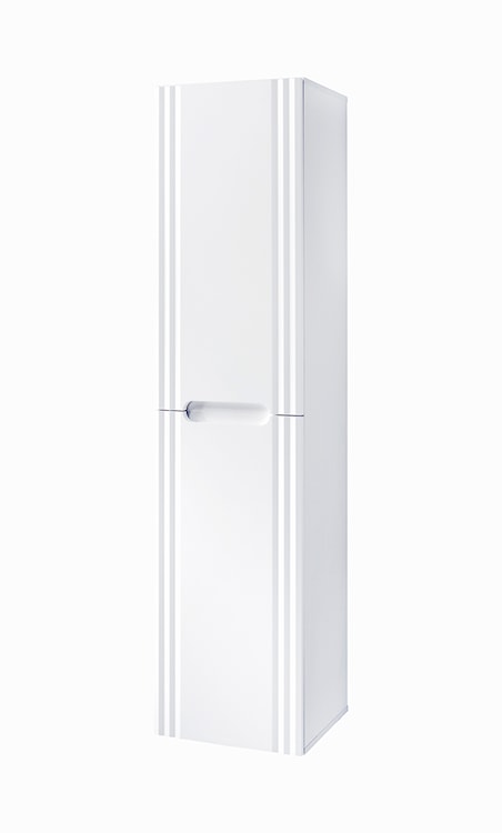 Szafka wisząca łazienkowa Bridner wysoka 40x166 cm biała