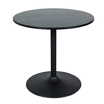 Stół okrągły Nessates 80x80 cm czarny