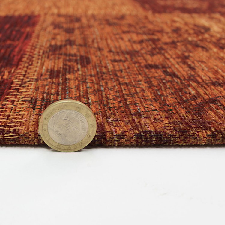 Dywan syntetyczny Patchwork Chenille terracotta Prostokątny/155x230  - zdjęcie 3