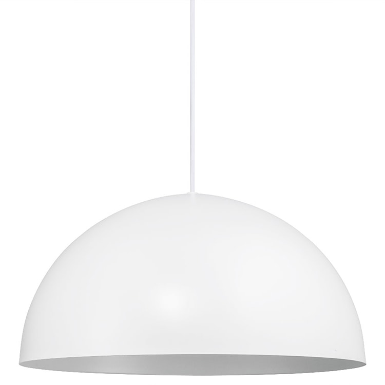 Lampa wisząca Ellen średnia 40 cm biała  - zdjęcie 5