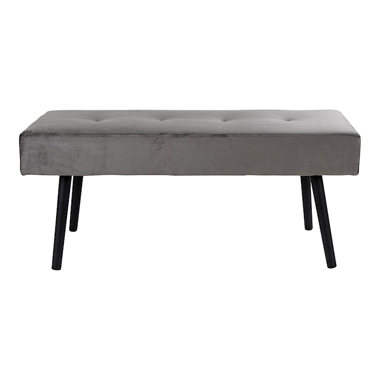 Ławka tapicerowana Belicer 100x35 cm szary velvet  - zdjęcie 4