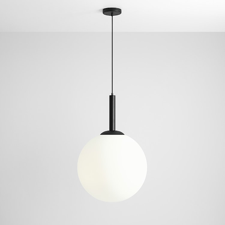 Lampa wisząca Mauric x3 średnica 50 cm czarna  - zdjęcie 5