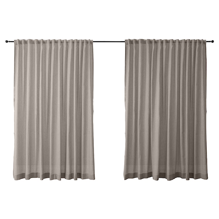 Zasłona do salonu Purslane 140x270 cm niebieskoszara  - zdjęcie 5