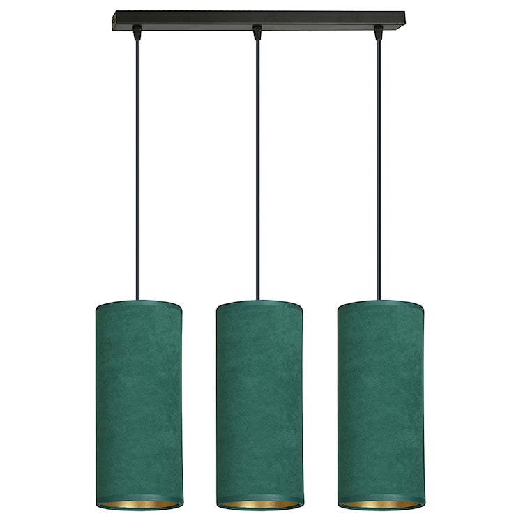 Lampa wisząca Bonett x3 50 cm zielona