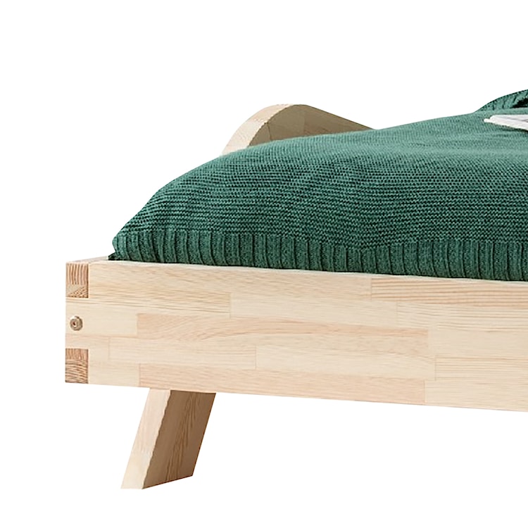 Łóżko Berina młodzieżowe z drewna 90x160 cm  - zdjęcie 8