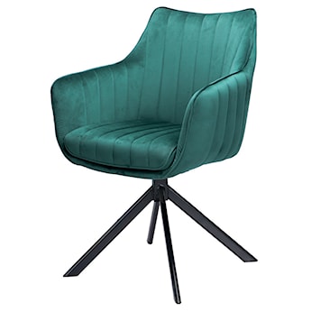 Krzesło tapicerowane Nallogent zielone