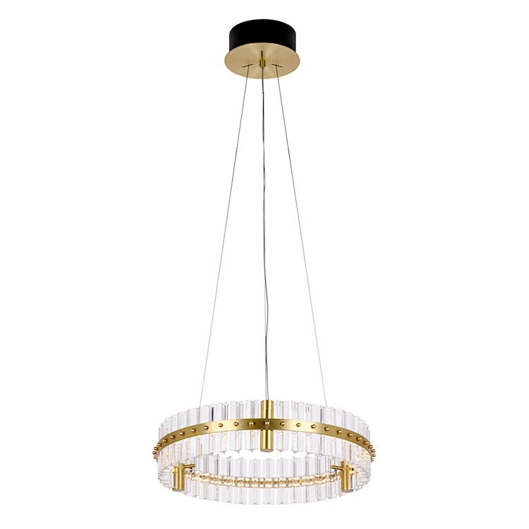 Lampa wisząca Mackerel LED średnica 47 cm złota