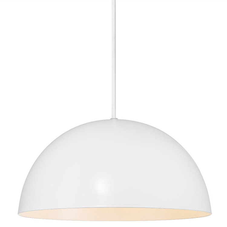 Lampa wisząca Ellen średnia 30 cm biała