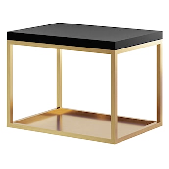 Szafka pod umywalkę Trinso wisząca z półką złota 43/60 cm