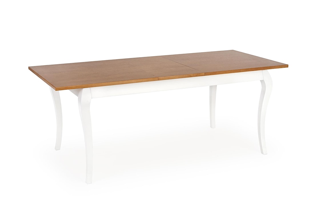 Stół rozkładany Mossibi 160-200x80 cm ciemny dąb/biały  - zdjęcie 9