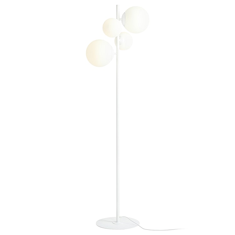 Lampa podłogowa Mauric 161 cm biała 