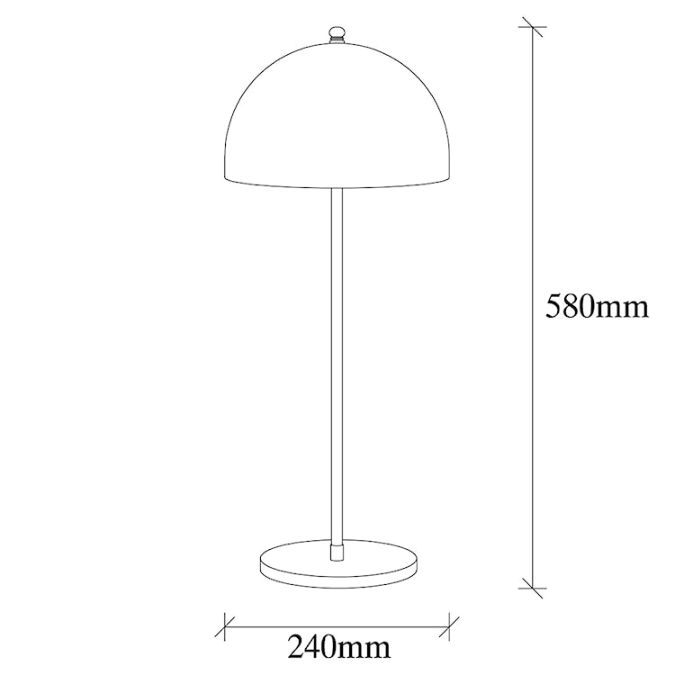 Lampa stołowa Mulata złoty  - zdjęcie 4