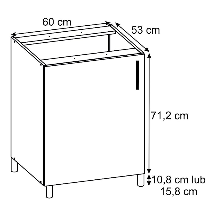 Zestaw mebli kuchennych Collesano 240 cm 9 elementów  - zdjęcie 17