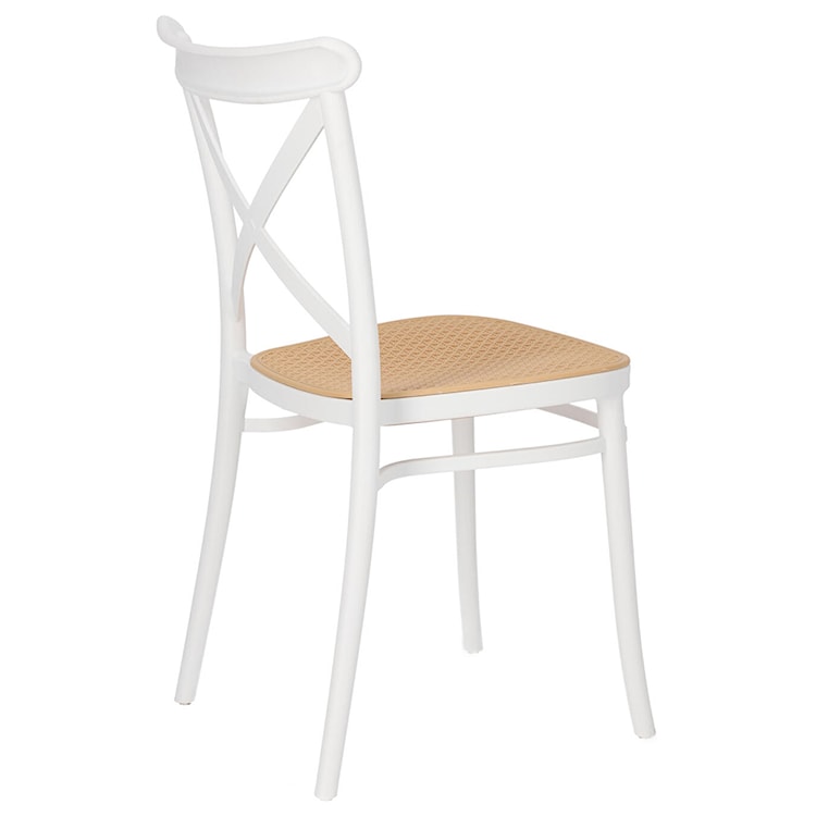 Krzesło z tworzywa Frairlo białe  - zdjęcie 6