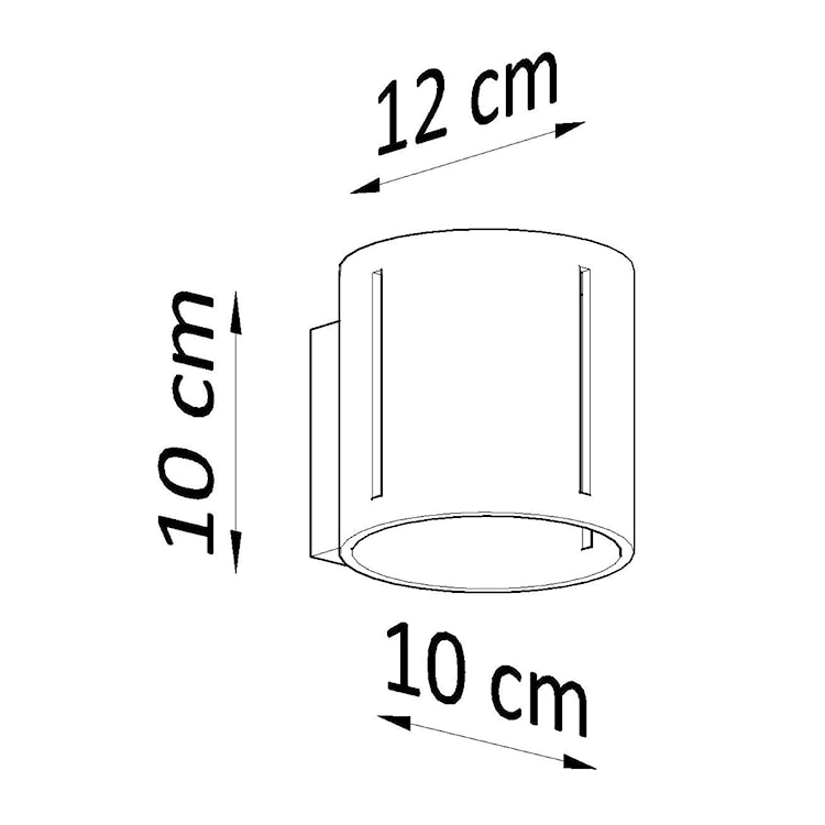 Kinkiet ścienny Zenz średnica 10 cm czarny  - zdjęcie 9