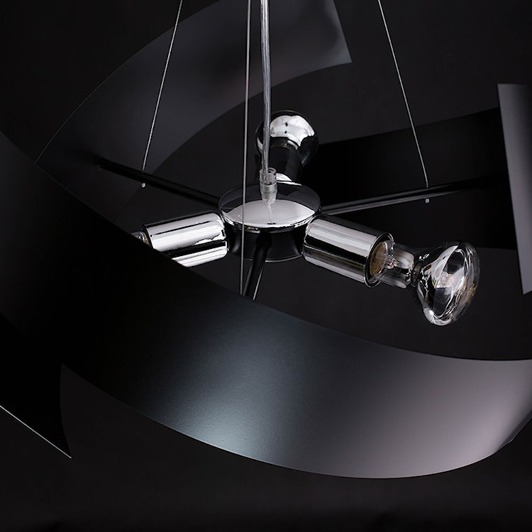 Lampa wisząca Cariati czarna  - zdjęcie 5