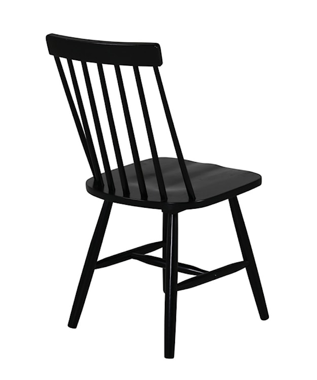 Krzesło drewniane Mowelly czarne  - zdjęcie 6