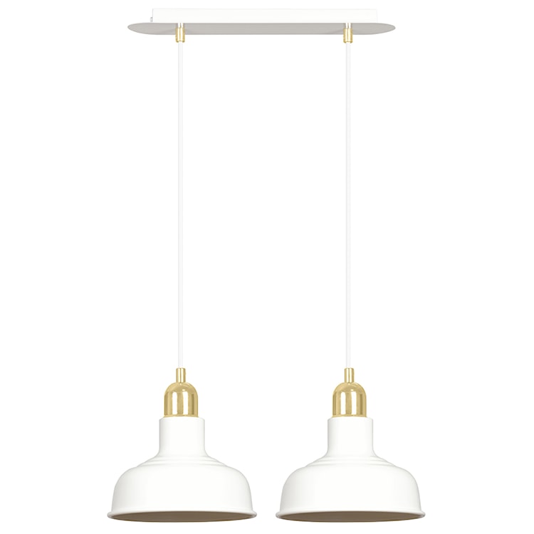 Lampa wisząca Ibere x2 42 cm biała 