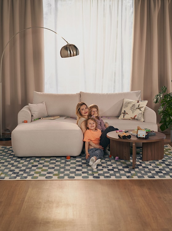 Dywan zewnętrzny Calma 230x160 cm niebiesko-beżowy  - zdjęcie 3