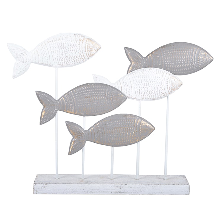 Dekoracja stojąca Chanartient metalowa ryby  - zdjęcie 2