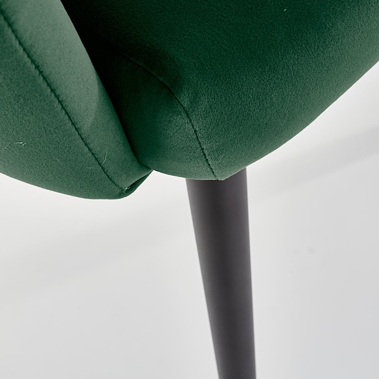 Krzesło tapicerowane Glidole zielone  - zdjęcie 9