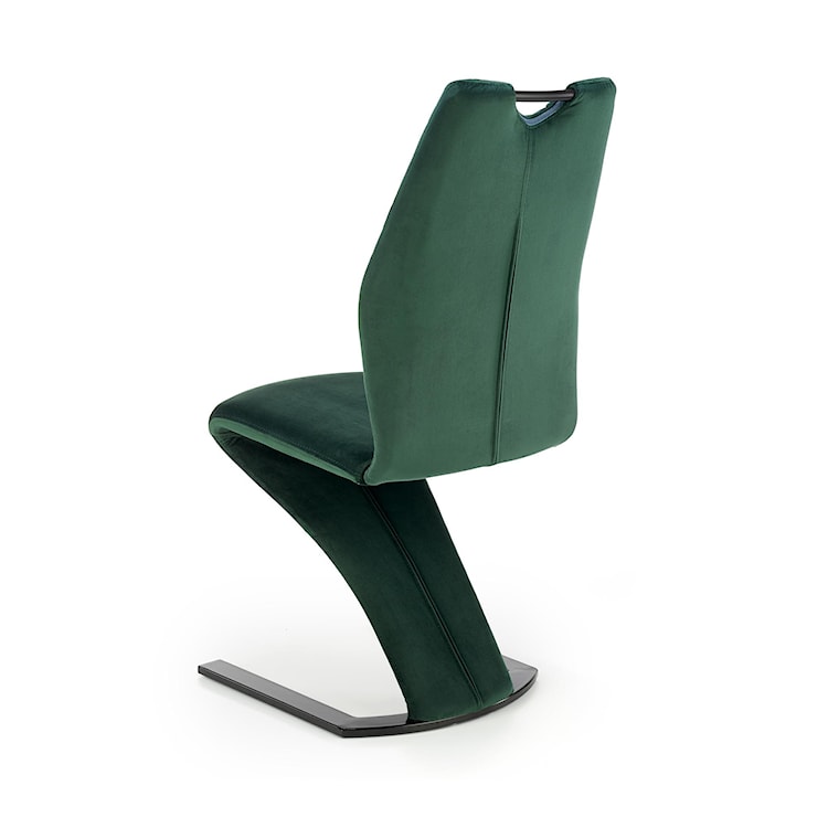 Krzesło tapicerowane Veiloor zielone  - zdjęcie 4