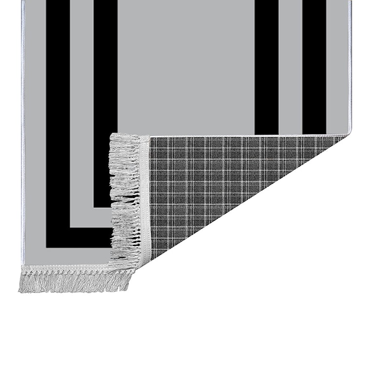 Dywan nowoczesny Vatiged 160x230 czarno-szary  - zdjęcie 3