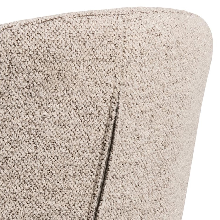 Krzesło do jadalni Cessar tapicerowane obrotowe beżowe tkanina boucle   - zdjęcie 5