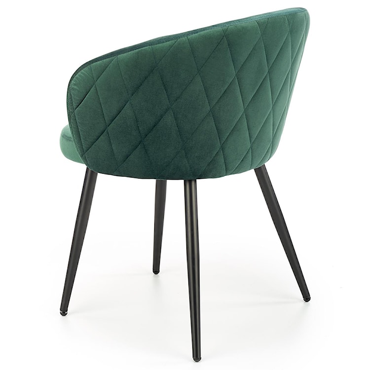 Krzesło tapicerowane Meadrang zielone  - zdjęcie 4