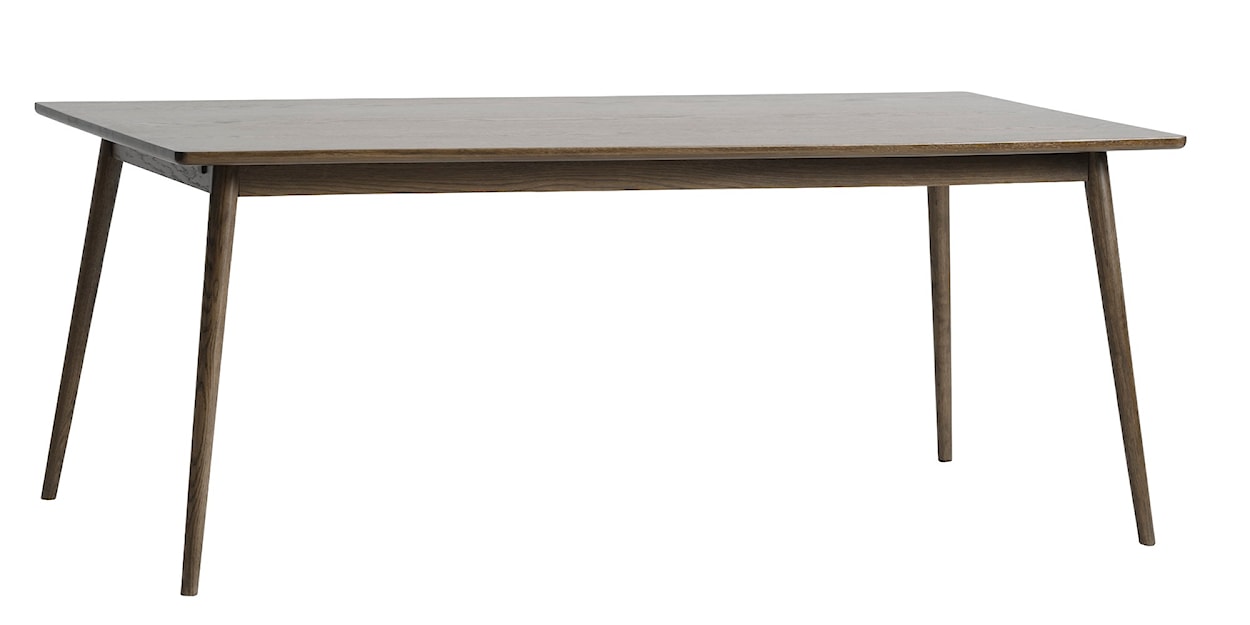 Stół do jadalni Visimmy 90x190 cm przyciemniony dąb  - zdjęcie 4