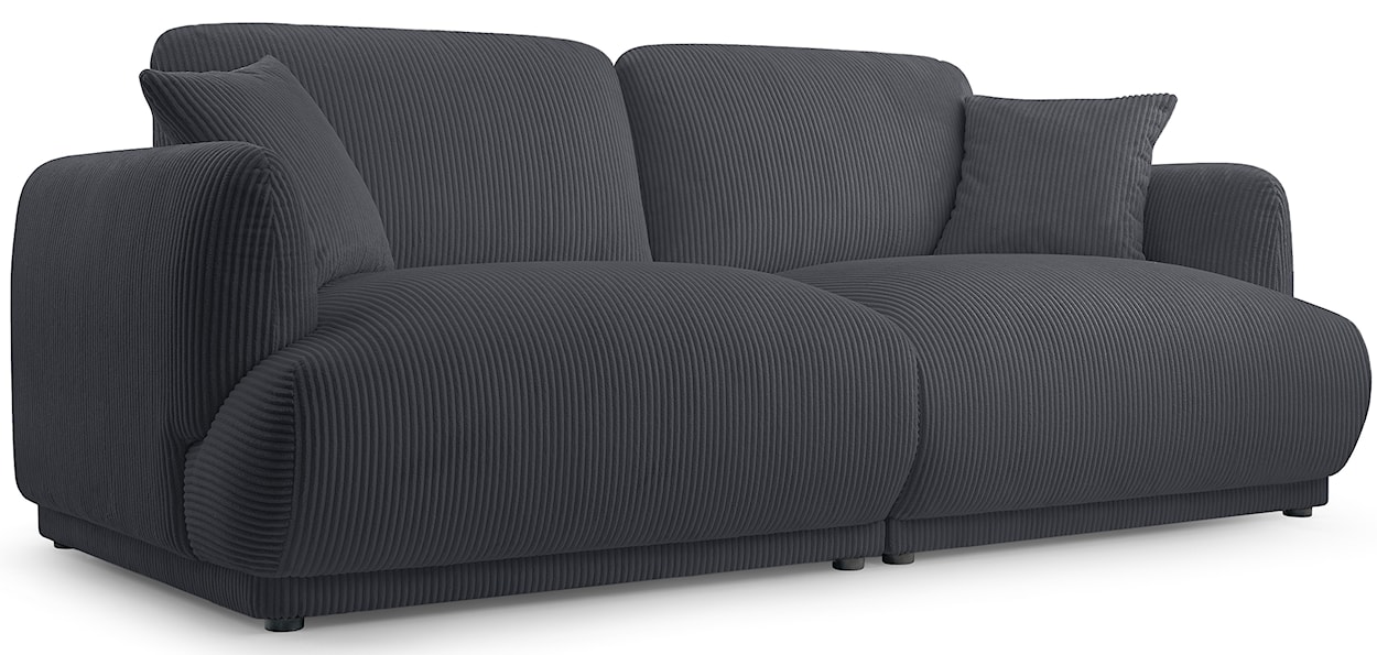 Sofa trzyosobowa Chacco grafitowa sztruks