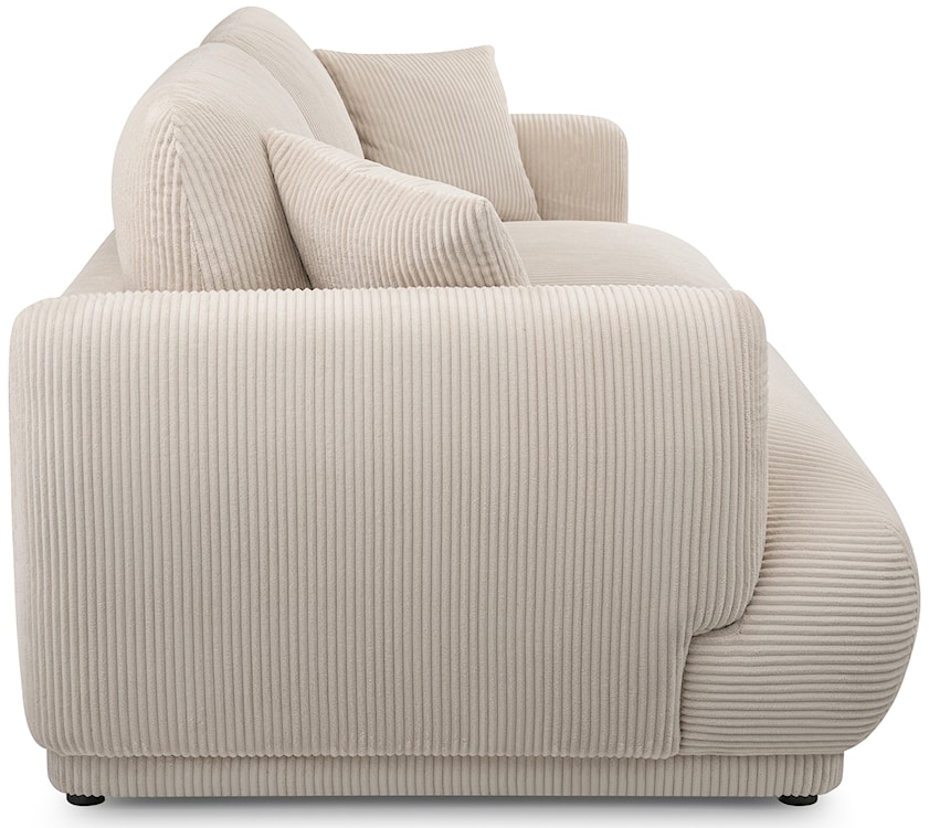 Sofa trzyosobowa Chacco jasnobeżowa sztruks  - zdjęcie 5