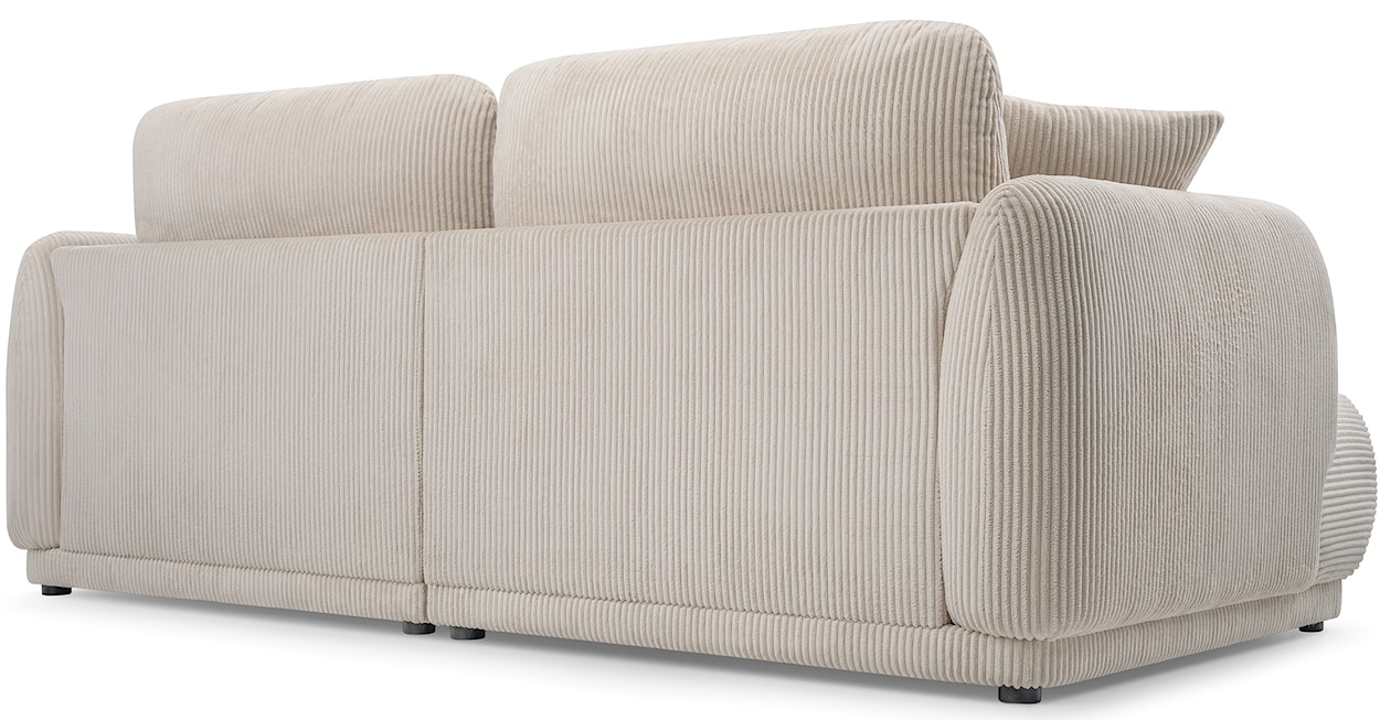 Sofa trzyosobowa Chacco jasnobeżowa sztruks  - zdjęcie 6