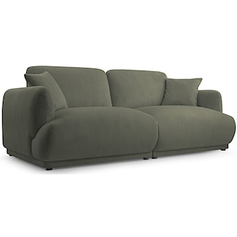 Sofa trzyosobowa Chacco oliwkowa sztruks