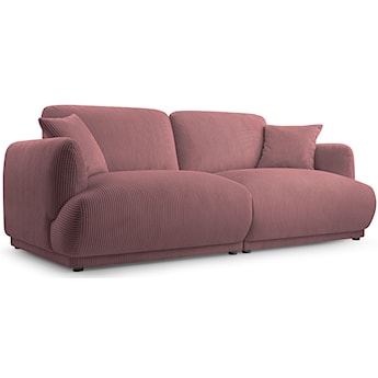 Sofa trzyosobowa Chacco różowa sztruks