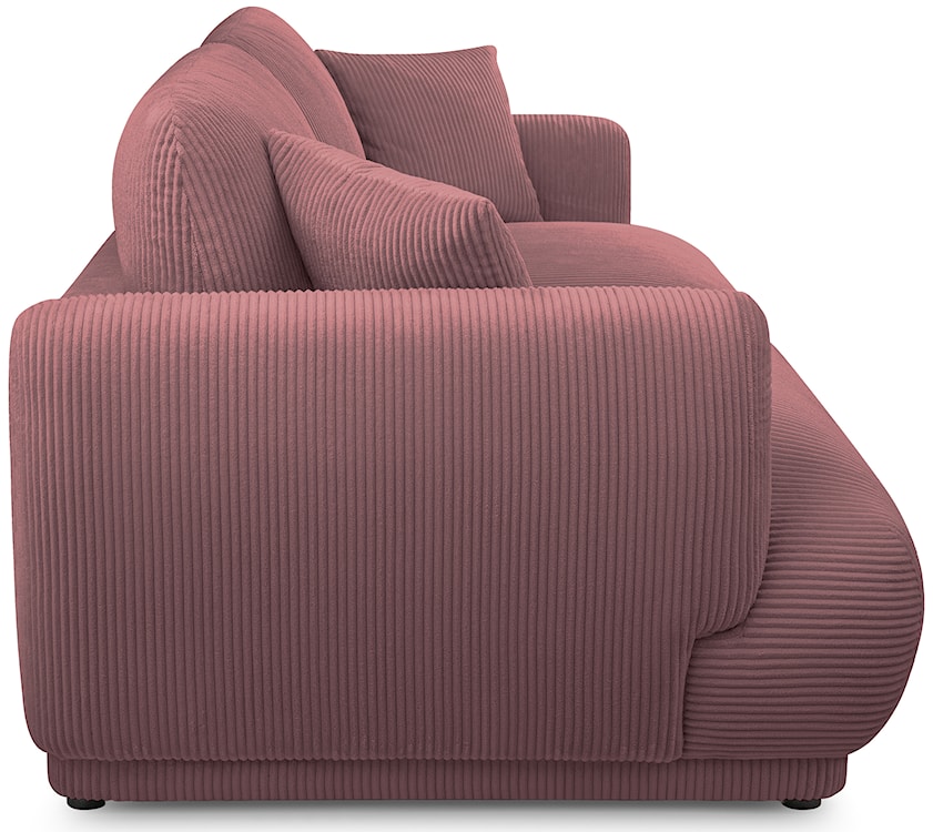 Sofa trzyosobowa Chacco różowa sztruks  - zdjęcie 5