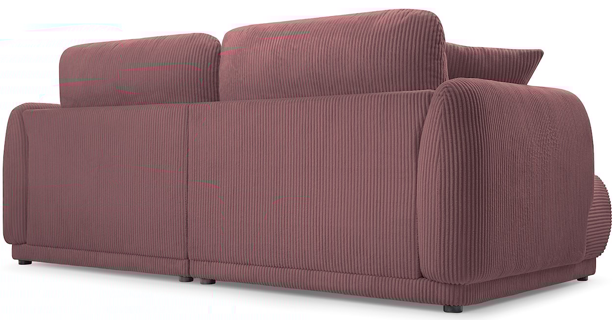 Sofa trzyosobowa Chacco różowa sztruks  - zdjęcie 6