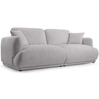Sofa trzyosobowa Chacco jasnoszara sztruks