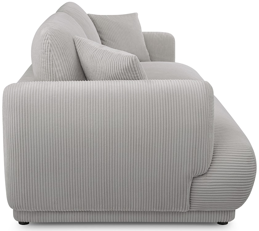 Sofa trzyosobowa Chacco jasnoszara sztruks  - zdjęcie 5