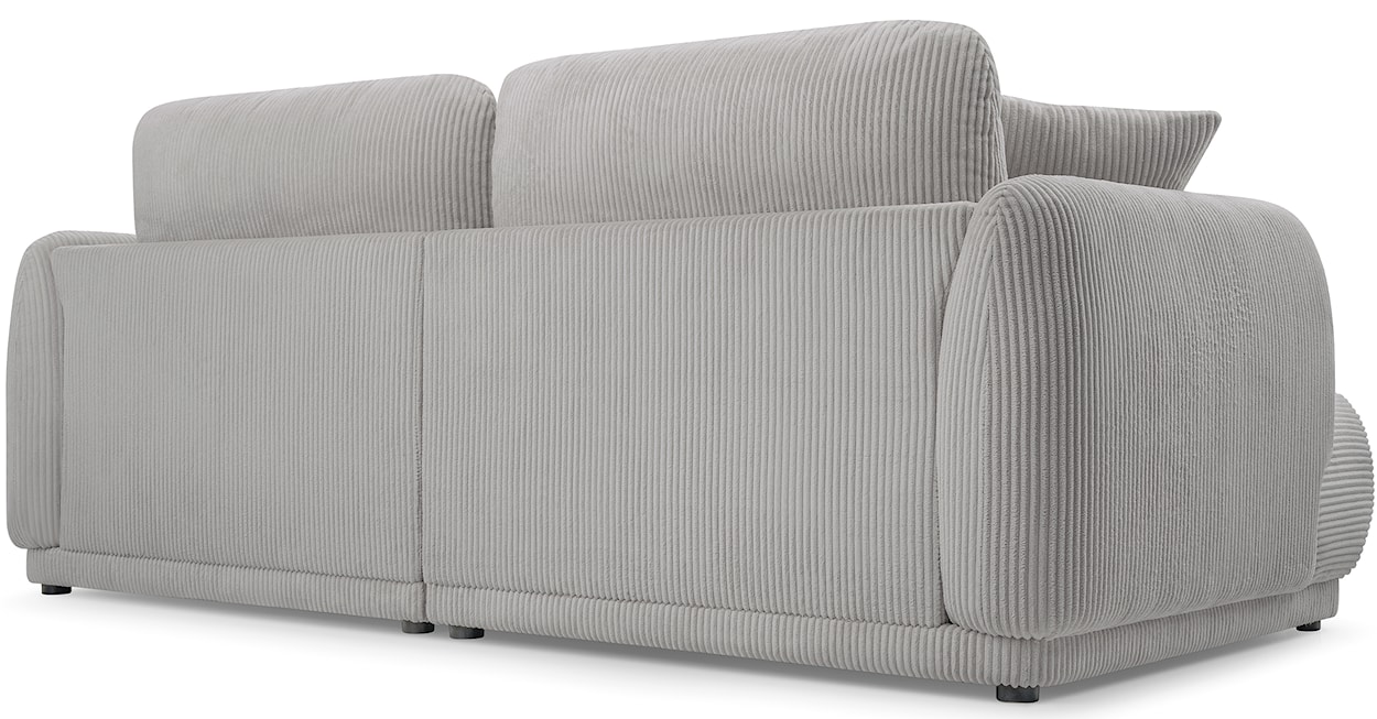 Sofa trzyosobowa Chacco jasnoszara sztruks  - zdjęcie 6