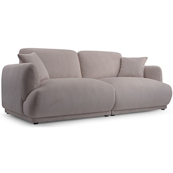 Sofa trzyosobowa Chacco ciemnobeżowa sztruks