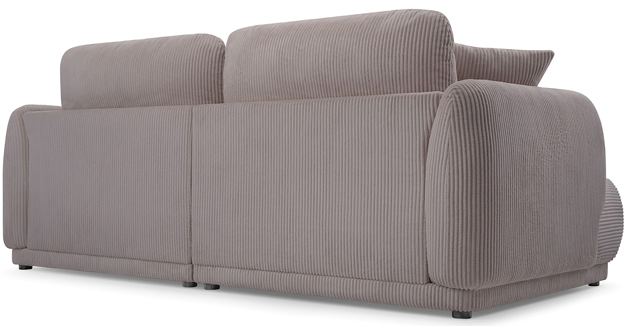 Sofa trzyosobowa Chacco ciemnobeżowa sztruks  - zdjęcie 6