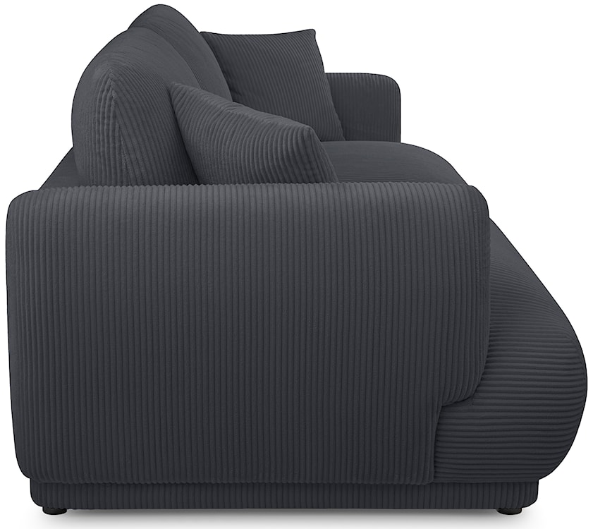 Sofa trzyosobowa Chacco grafitowa sztruks  - zdjęcie 5