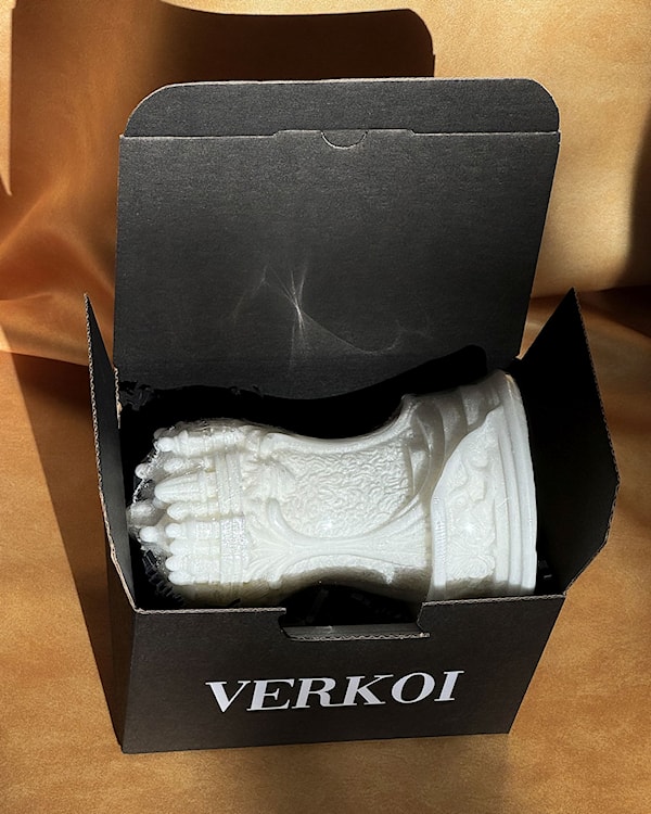 Świeca z wosku palmowego Chess Tower 475 g  - zdjęcie 4