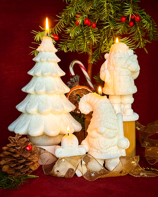 Świeca z wosku palmowego Christmas Tree 900 g  - zdjęcie 3