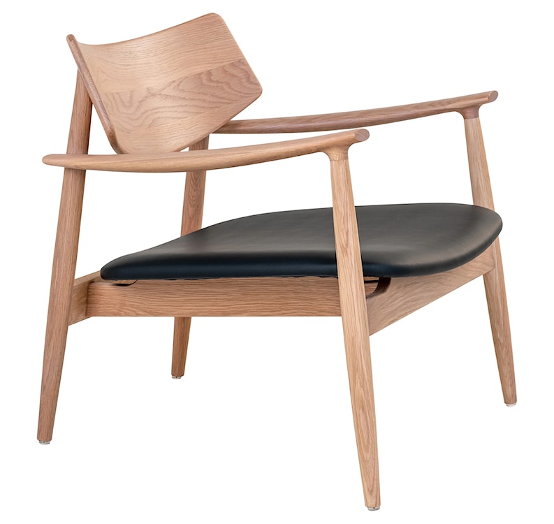 Krzesło drewniane Clonds z podłokietnikami dąb naturalny  - zdjęcie 3