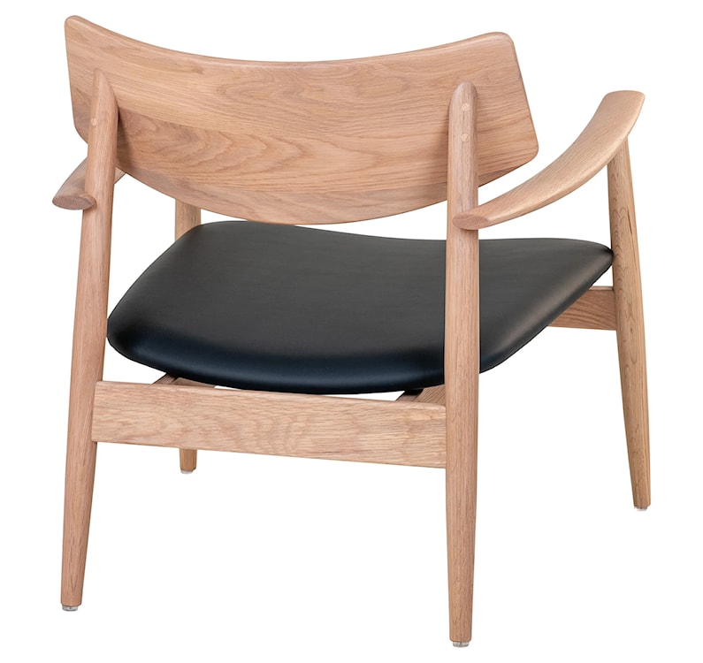 Krzesło drewniane Clonds z podłokietnikami dąb naturalny  - zdjęcie 4