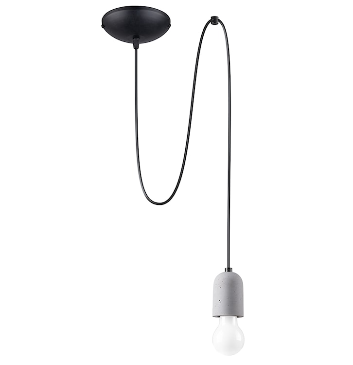 Lampa wisząca Consons 190 cm z elementem betonu