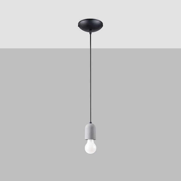 Lampa wisząca Consons 115 cm z elementem betonu  - zdjęcie 4