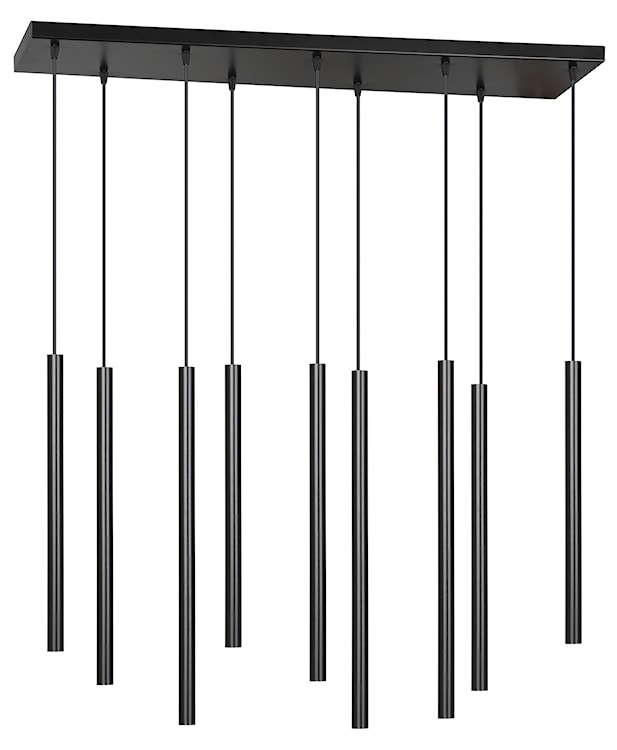 Lampa wisząca Corinaldo czarna x9 